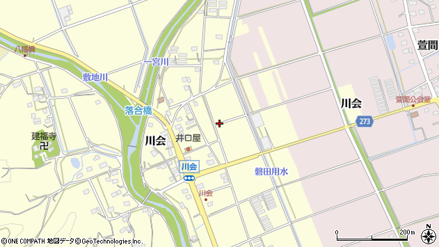 〒437-0002 静岡県袋井市川会の地図