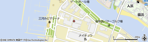 愛知県豊川市御津町御幸浜周辺の地図