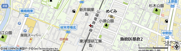 兵庫県姫路市飾磨区恵美酒319周辺の地図