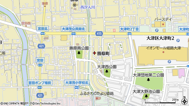 〒671-1212 兵庫県姫路市勝原区勝原町の地図