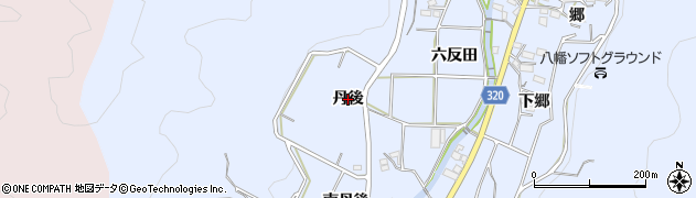 愛知県西尾市西幡豆町（丹後）周辺の地図