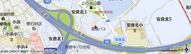 阪急バス株式会社　宝塚営業所周辺の地図