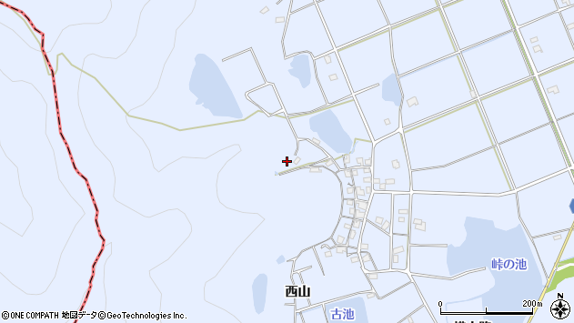 〒675-0333 兵庫県加古川市志方町西山の地図