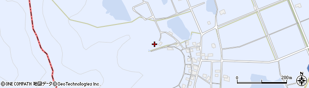 兵庫県加古川市志方町（西山）周辺の地図