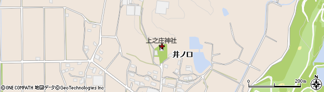 上之庄神社周辺の地図