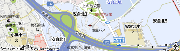サニードゥエル宝塚周辺の地図