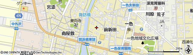 愛知県西尾市一色町一色前新田8周辺の地図