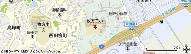 大阪府枚方市田宮本町11周辺の地図