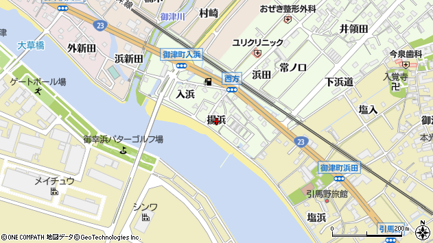 〒441-0312 愛知県豊川市御津町西方宮長の地図