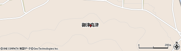 岡山県岡山市北区御津高津周辺の地図