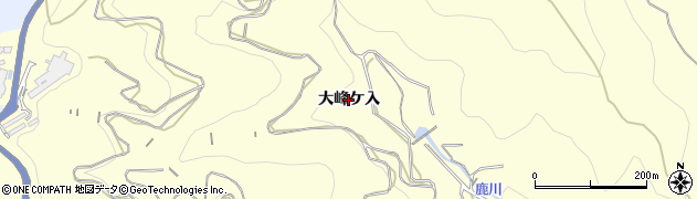 愛知県西尾市東幡豆町（大峰ケ入）周辺の地図