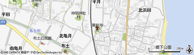 葦航寺周辺の地図