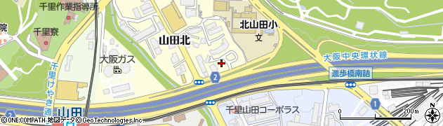 大阪府吹田市山田北9周辺の地図