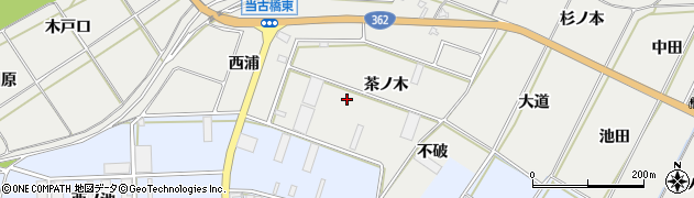 愛知県豊橋市石巻本町（茶ノ木）周辺の地図