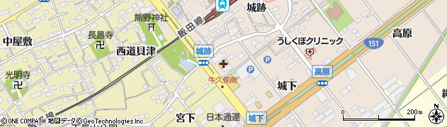 サンワ豊川店周辺の地図