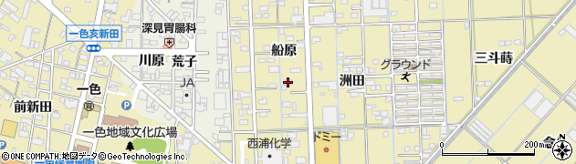 愛知県西尾市一色町対米船原70周辺の地図