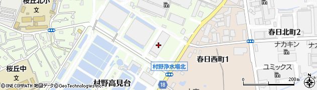 大阪府枚方市池之宮周辺の地図