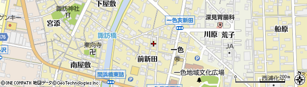 愛知県西尾市一色町一色前新田138周辺の地図