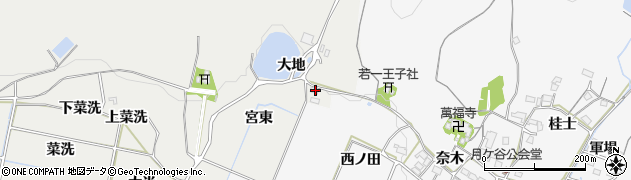愛知県豊橋市石巻本町（大地）周辺の地図