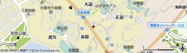 愛知県蒲郡市三谷町赤原41周辺の地図