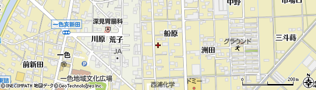 愛知県西尾市一色町対米船原33周辺の地図