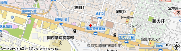 博多ラーメンげんこつ 宝塚店周辺の地図