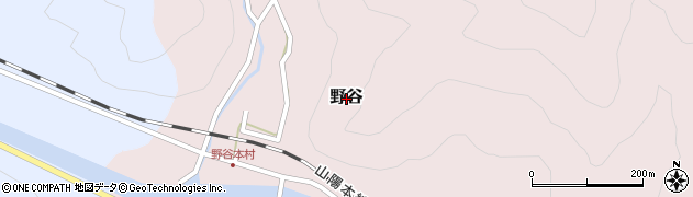岡山県備前市野谷周辺の地図