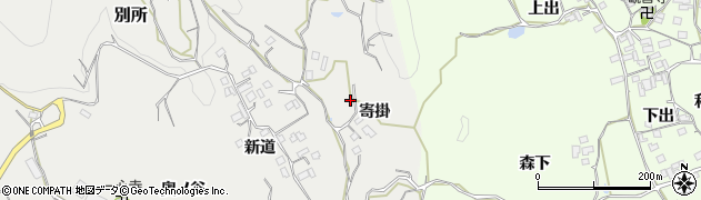 京都府和束町（相楽郡）別所（寄掛）周辺の地図