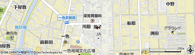 愛知県西尾市一色町前野（荒子）周辺の地図