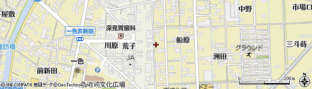 愛知県西尾市一色町対米船原15周辺の地図