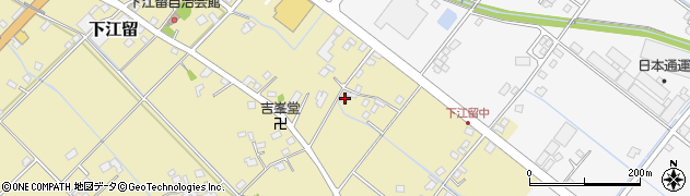 静岡県焼津市下江留695周辺の地図