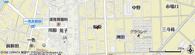 愛知県西尾市一色町対米船原周辺の地図
