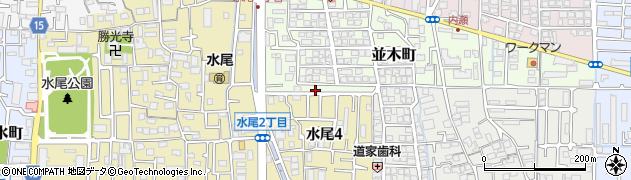 大阪府茨木市並木町8周辺の地図