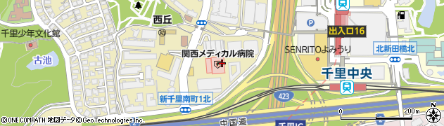 関西メディカル訪問看護ステーション周辺の地図