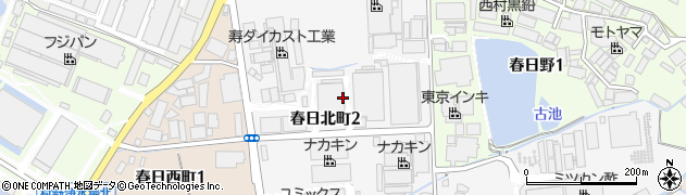 大阪府枚方市春日北町周辺の地図