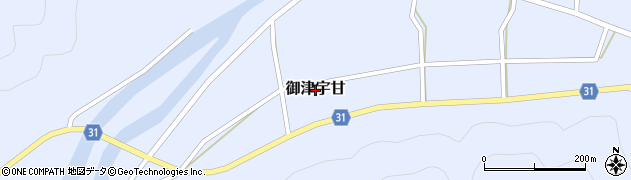 岡山県岡山市北区御津宇甘周辺の地図