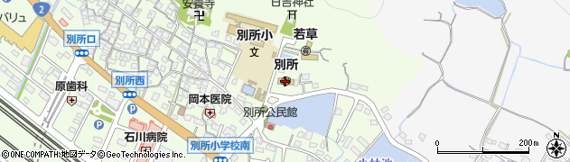 姫路市立幼稚園別所幼稚園周辺の地図