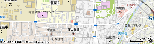 池田市医師会立訪問看護ステーション石橋周辺の地図