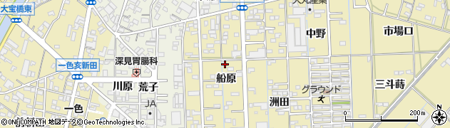愛知県西尾市一色町対米船原65周辺の地図