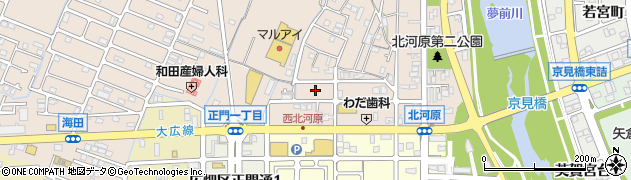 兵庫県姫路市広畑区（北河原町）周辺の地図