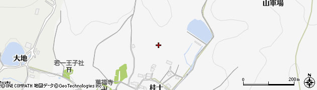 愛知県豊橋市嵩山町山桂士周辺の地図