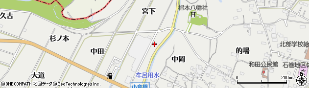愛知県豊橋市石巻本町（太夫橋）周辺の地図