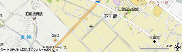 静岡県焼津市下江留1143周辺の地図