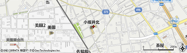 豊川市役所　小坂井北保育園周辺の地図