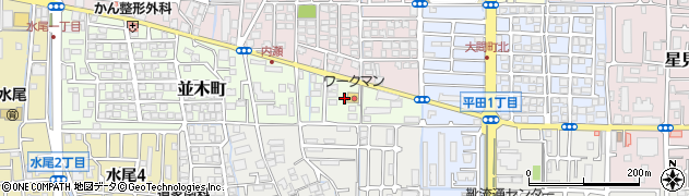 大阪府茨木市並木町21周辺の地図