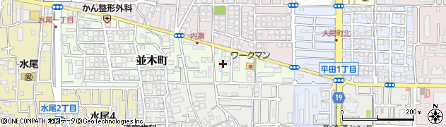 大阪府茨木市並木町20周辺の地図