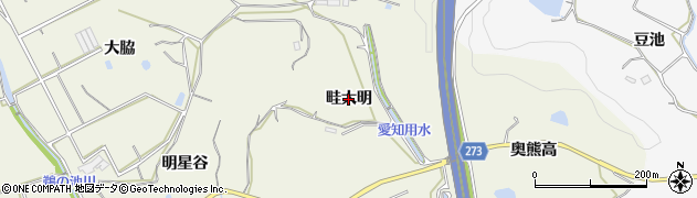 愛知県美浜町（知多郡）上野間（畦大明）周辺の地図