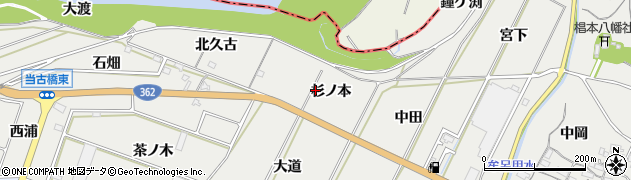 愛知県豊橋市石巻本町杉ノ本周辺の地図