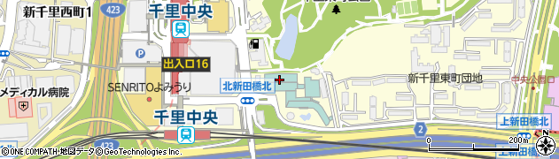 千里阪急ホテル周辺の地図