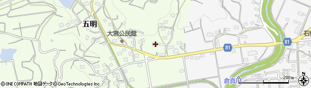 静岡県掛川市五明649周辺の地図